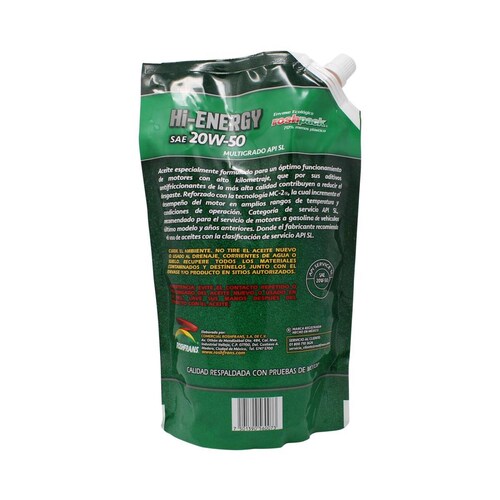 Aceite Motor 20W50 HI-ENERGY 950 ml Roshfrans 