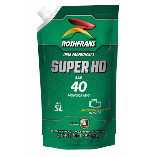 Aceite Motor SAE 40 SUPER HD 950 ml Roshfrans 