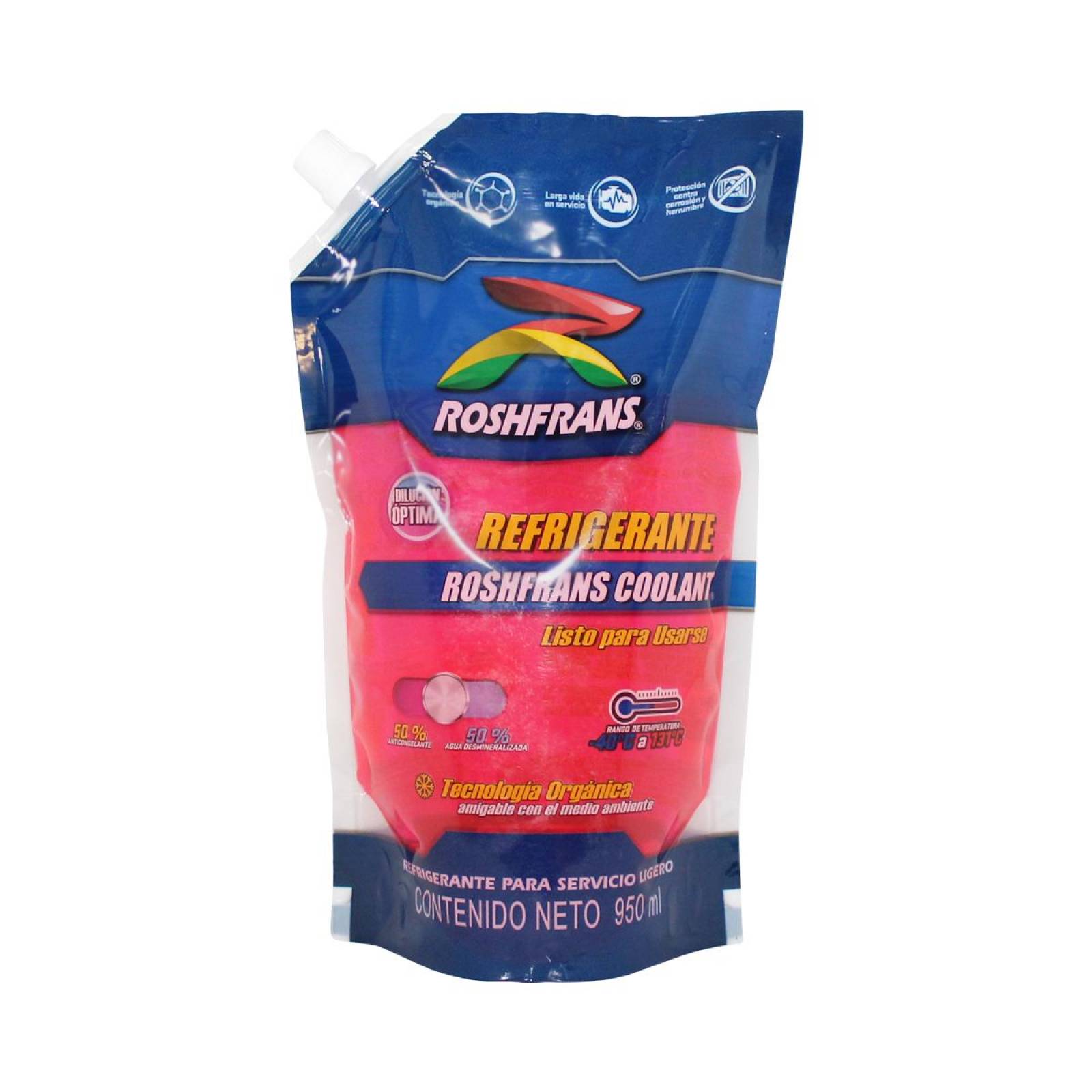 Anticongelante Rosa Coolant Uso Directo 950 Ml Roshfrans Sears 3886