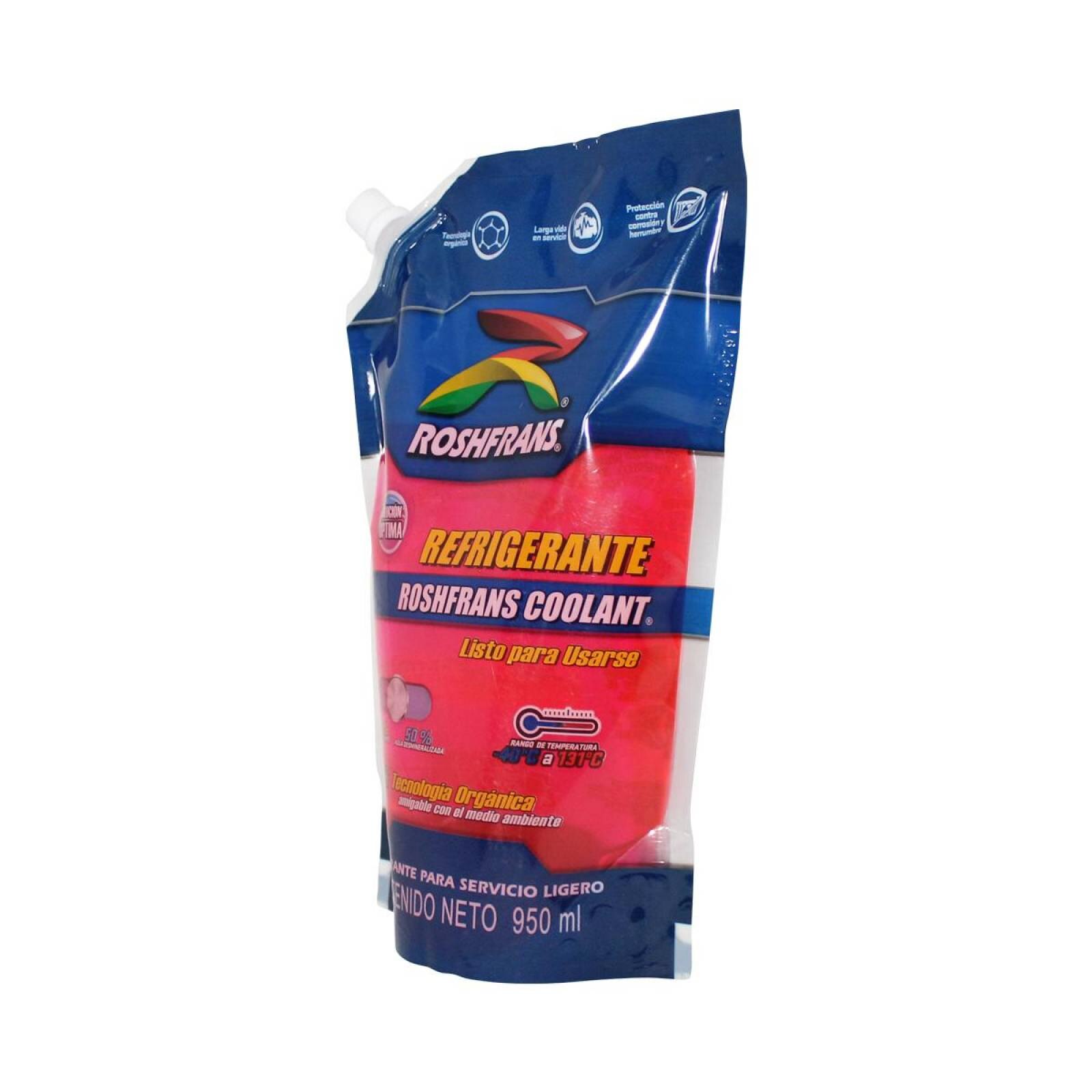 Anticongelante Rosa Coolant Uso Directo 950 Ml Roshfrans Sears 7461