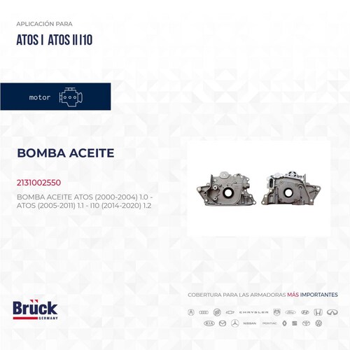 Bomba Aceite 2131002550 Bruck-Germany 