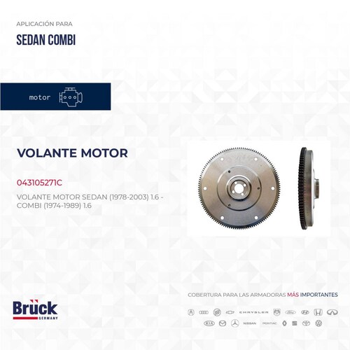 Volante Motor 043105271C Bruck-Germany 