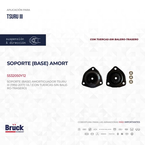 Soporte Base Amortiguador 5532050Y12 Bruck-Germany 