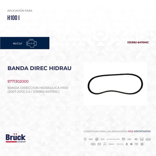 Banda Direccion Hidraulica 9771302000 Bruck-Germany 