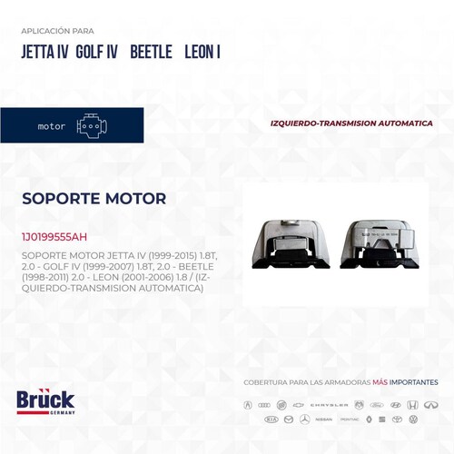 Soporte Motor 1J0199555AH Bruck-Germany 