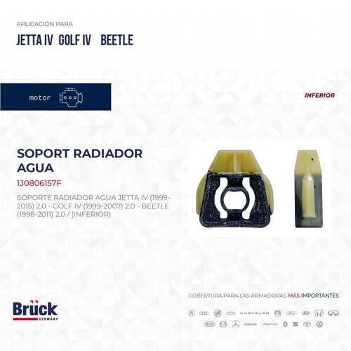 Soporte Radiador Agua 1J0806157F Bruck-Germany 
