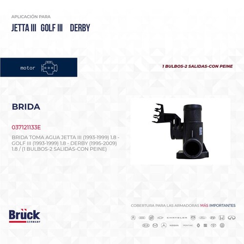 Brida Toma Agua 037121133E Bruck-Germany 