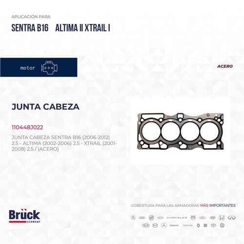 Junta Cabeza 110448J022 Bruck-Germany 
