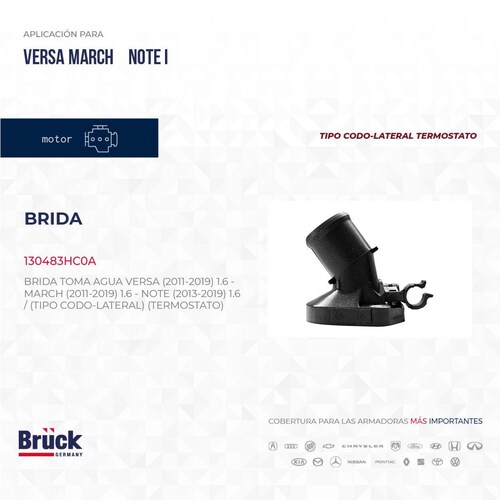 Brida Toma Agua 130483HC0A Bruck-Germany 