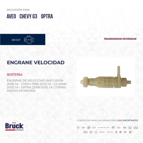 Engrane De Velocidad 90375764 Bruck-Germany 