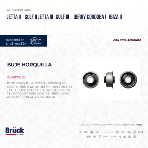 Buje Horquilla 191407181D Bruck-Germany 