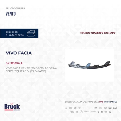 Moldura Facia 6RF853841A Bruck-Germany 