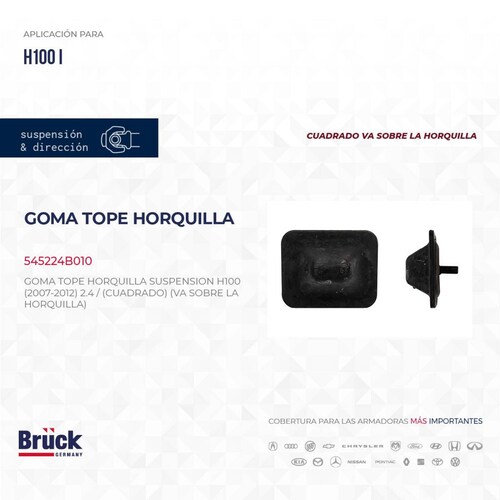 Goma Tope Horquilla Suspension 545224B010 Bruck-Germany 