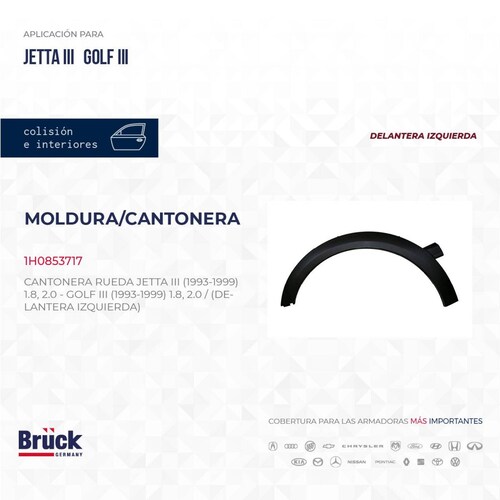 Moldura/Cantonera 1H0853717 Bruck-Germany 