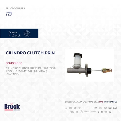 Cilindro Clutch Principal 3061001G00 Bruck-Germany 