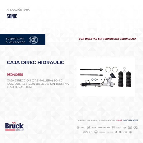 Caja Direccion Cremallera Hidraulica 95040656 Bruck-Germany 