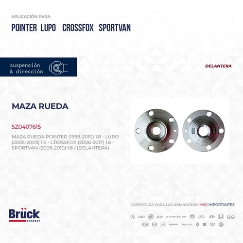 Maza Rueda 5Z0407615 Bruck-Germany 