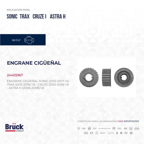 Engrane Cigüeñal 24405967 Bruck-Germany 