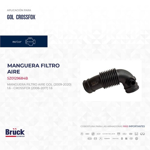 Manguera Filtro Aire 5Z0129684B Bruck-Germany 