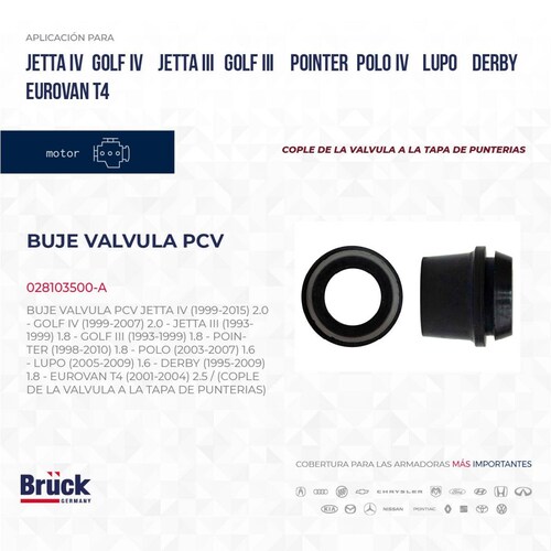 Buje Valvula Pcv 028103500-A Bruck-Germany 