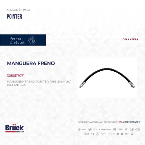 Manguera Freno 3056117071 Bruck-Germany 
