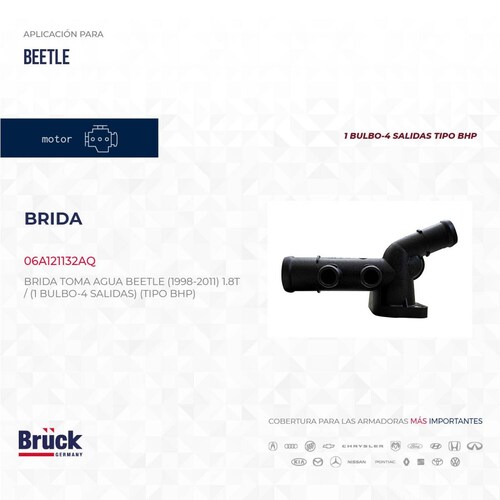 Brida Toma Agua 06A121132AQ Bruck-Germany 