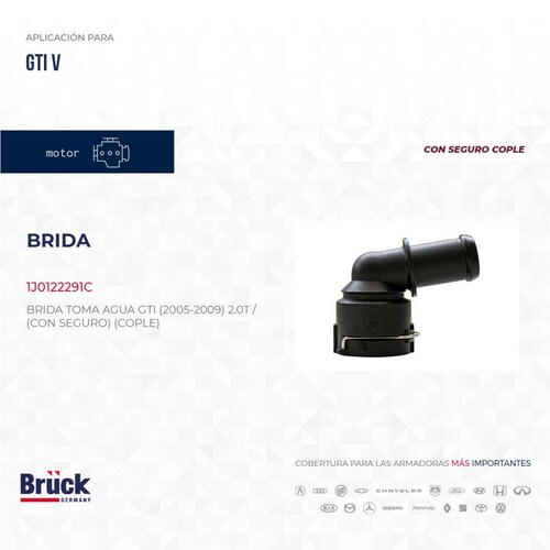 Brida Toma Agua 1J0122291C Bruck-Germany 