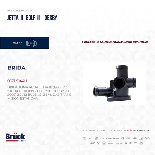 Brida Toma Agua 037121144H Bruck-Germany 