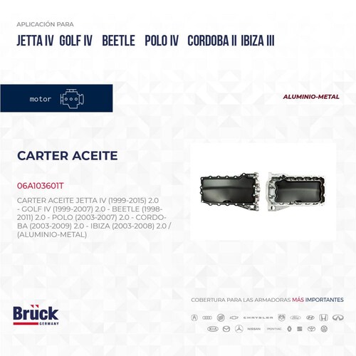 Carter Aceite 06A103601T Bruck-Germany 