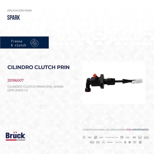 Cilindro Clutch Principal 25196007 Bruck-Germany 