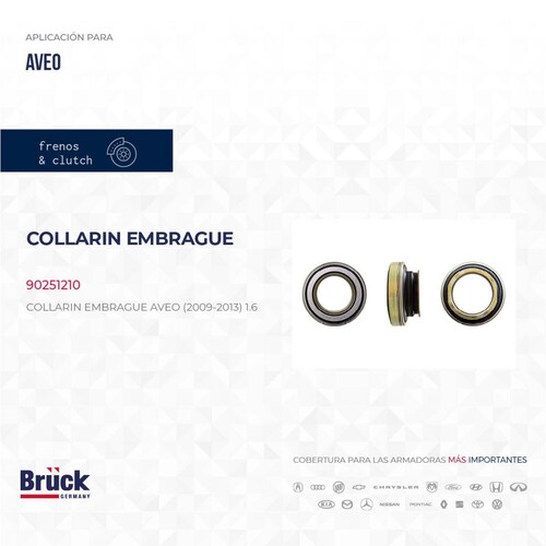 Collarin Embrague 90251210 Bruck-Germany 