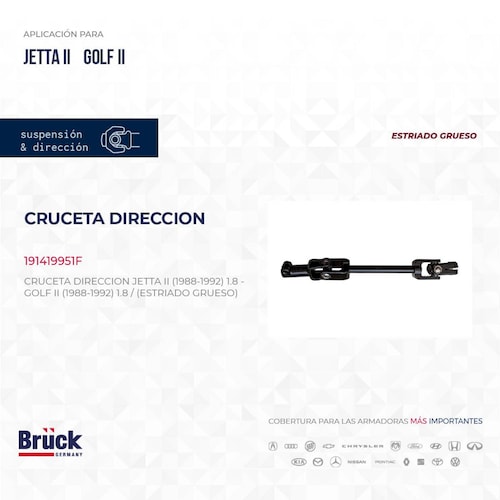 Cruceta Direccion 191419951F Bruck-Germany 