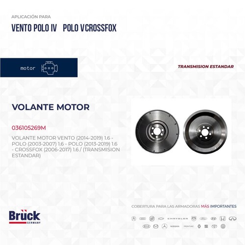 Volante Motor 036105269M Bruck-Germany 