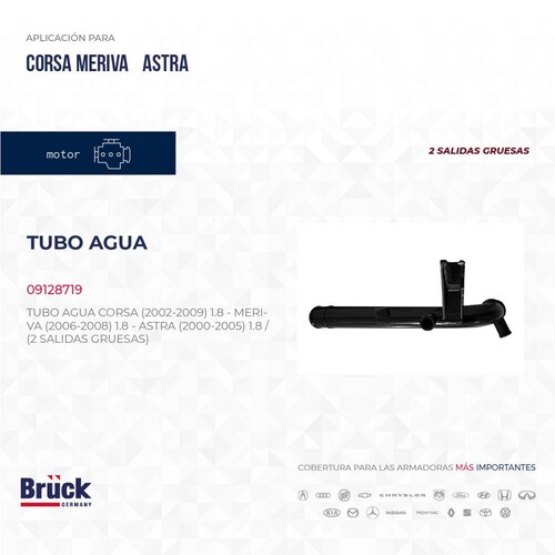 Tubo Agua 9128719 Bruck-Germany 
