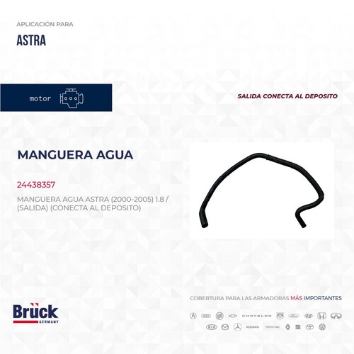 Manguera Agua 24438357 Bruck-Germany 