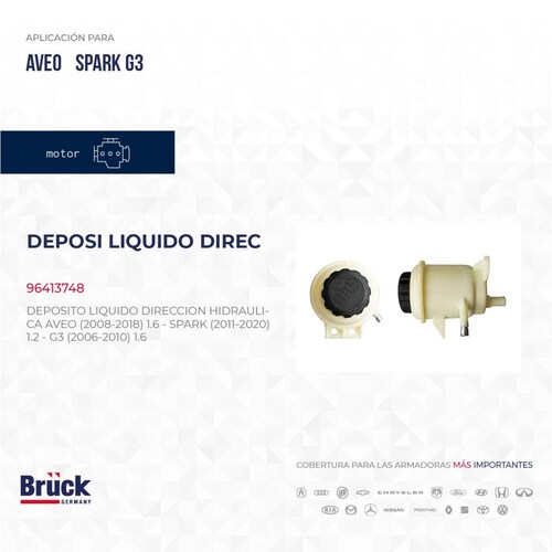 Deposito Liquido Direccion Hidraulica 96413748 Bruck-Germany 