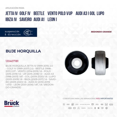 Buje Horquilla 1J0407181 Bruck-Germany 