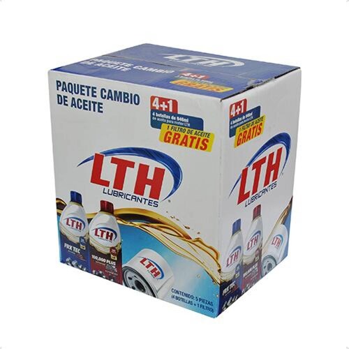 Kit Cambio Aceite Motor 20W50 y Filtro de Aceite LTH 