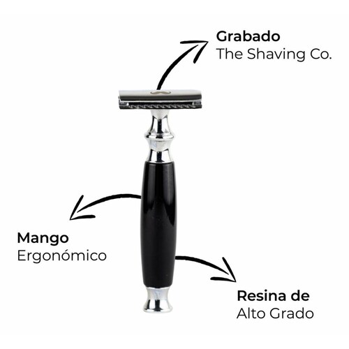 Pack Afeitado Rastrillo + After Shave + Navajas + Protector 