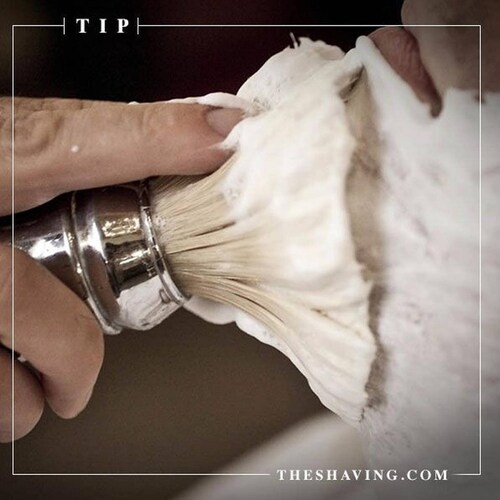Brocha De Afeitar The Shaving Co. De Metal Cromado Vintage 