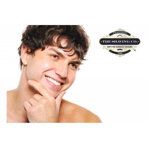 Brocha De Afeitar The Shaving Co. De Metal Cromado Vintage 