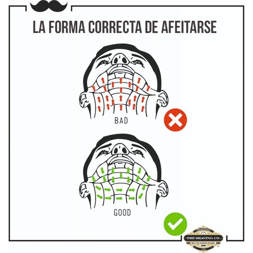 Kit Afeitado Rastrillo Vintage + Vasija Acero The Shaving Co 