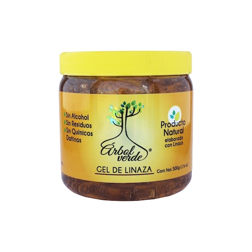 Gel De Linaza Orgánico Árbol Verde 500 Fragancia Sin Alcohol 