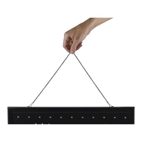 Letrero Luminoso Anuncio Open/Close Led Colgante 48x25