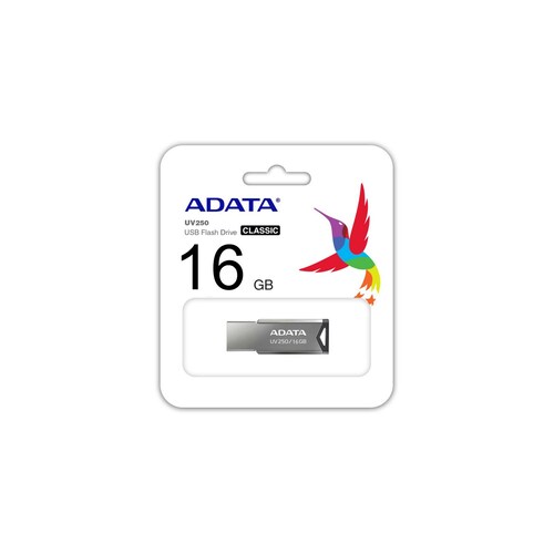 Memoria Usb Adata Uv250 Auv250-16g-rbk 16gb 2.0 Plateado