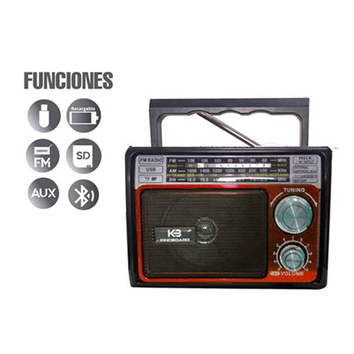Bocina bluetooth. Radio FM