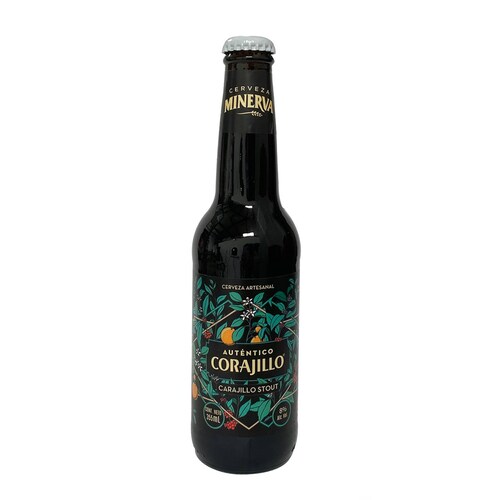 Six Pack Cerveza Artesanal Minerva Corajillo Stout 355 ml