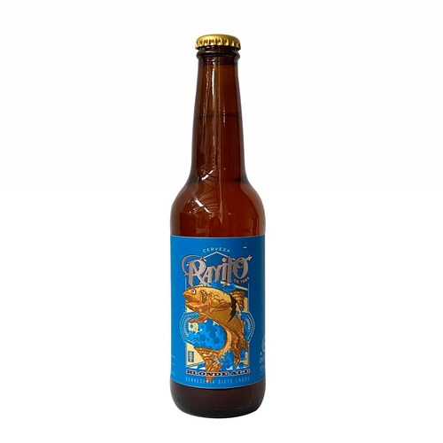 Six Pack Cerveza Artesanal Rayito De Tres Blonde Ale 355 Ml