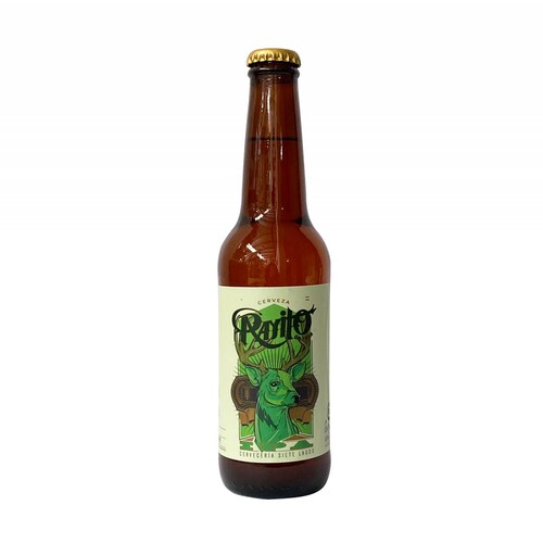 Six Pack Cerveza Artesanal Rayito De Tres Ipa 355 Ml