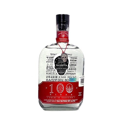 Licor De Agave Artesanal 100 Vidas Tamarindo 750 ml